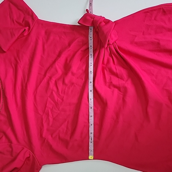 WHBM Side-Tie Polished Knit Shift Dress/ M. - Picture 8 of 14